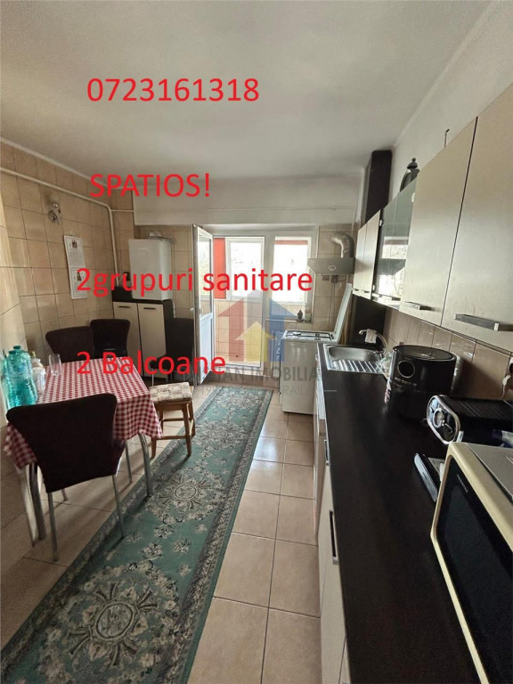 Spatios ! 3 camere Tineretului Mobilat si Utilat !